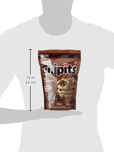 CHIPITS Chocolate Chips for Baking, Baking Ingredients, Baking Chocolate, Milk Chocolate, 835 grams