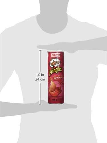 Pringles Salt and Vinegar Chips, 156 Grams