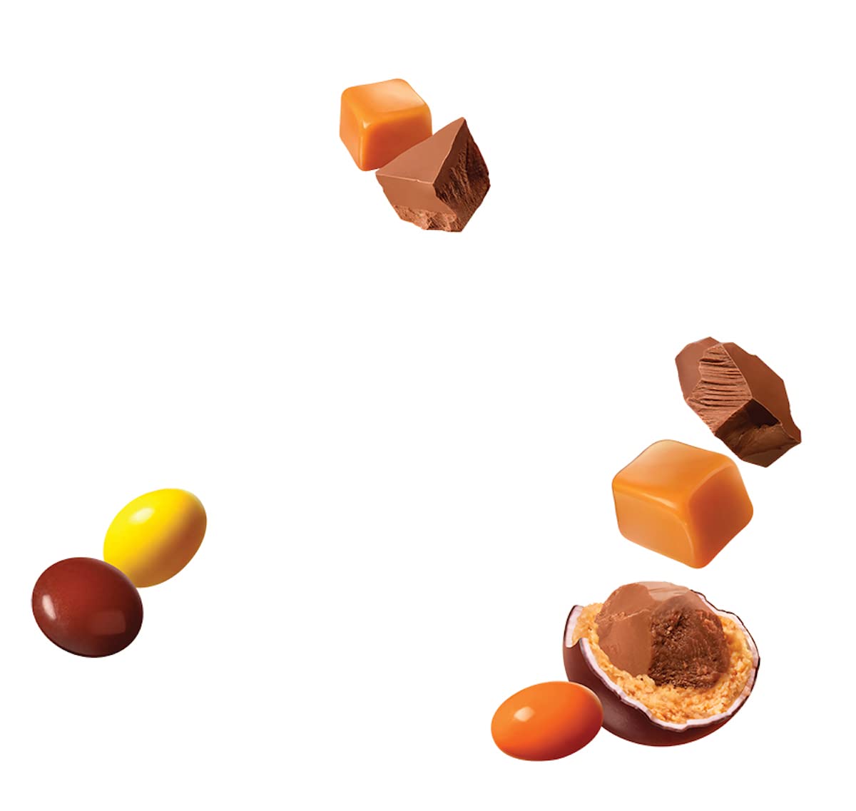 REESE'S PIECES Peanut Butter Candy, Resealable Bulk Bag, 1.36 kg