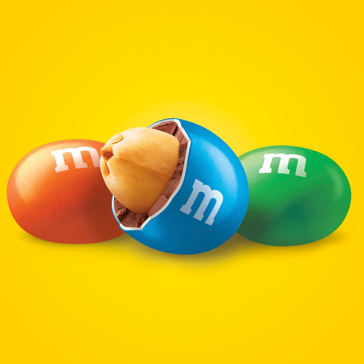 M&M’S Peanut Milk Chocolate Candy, Celebration Size Share Bag, 1kg – Bulk Party Candy for Sharing, Events, Movie Nights & Holidays