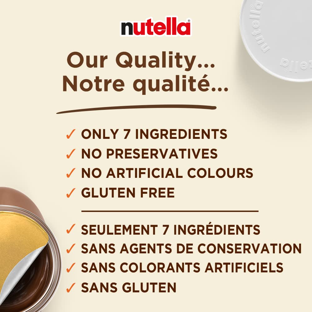 NUTELLA B-READY Wafer Snack Bars - Pack of 15 Bars - 330 g