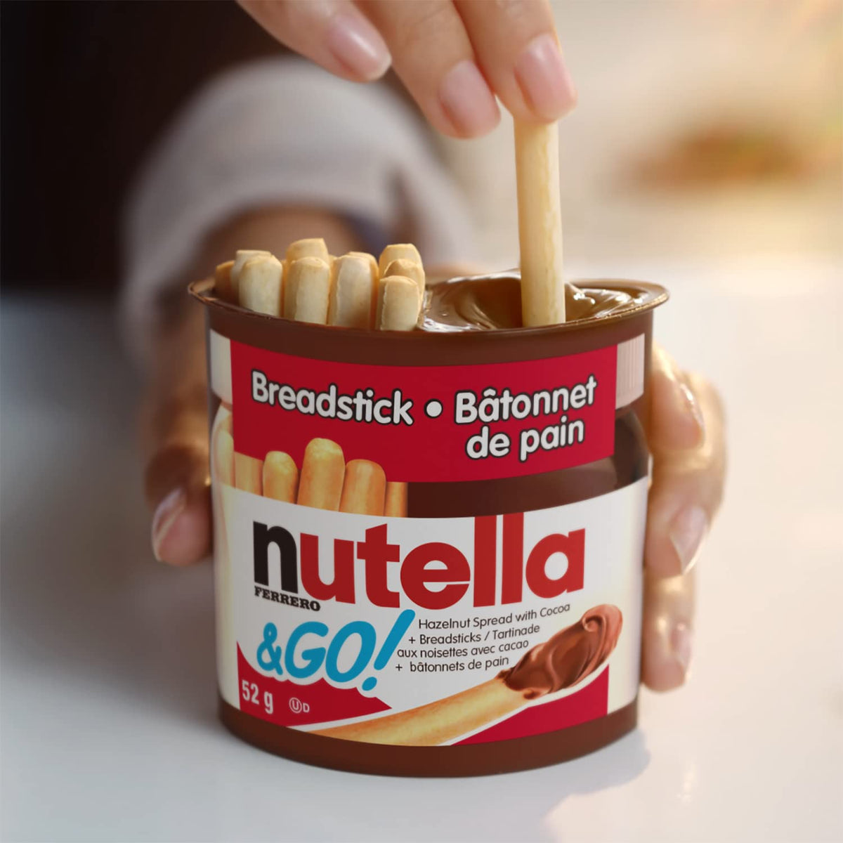 NUTELLA B-READY Wafer Snack Bars - Pack of 15 Bars - 330 g