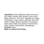 Dare Veggie Crisps Barbecue - Crunchy, Popped Snacks Made with Real Vegetables like Yellow and Green Peas, Tomatoes, and Carrots 100g Pack