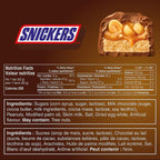 SNICKERS, Peanut Milk Chocolate Candy Bars, 4 Full Size Bars, 208g