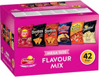 Frito-Lay Variety Packs Flavour Mix Flavoured Snacks, 42 bags (6x18g / 36x28g)