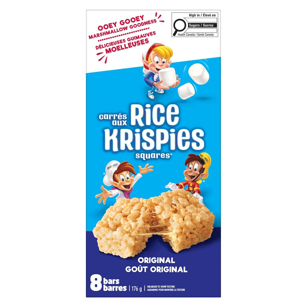 Kellogg's Rice Krispies Square Bars 660g Jumbo Pack-Original, 30 Cereal Bars {Imported from Canada}