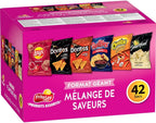 Frito-Lay Variety Packs Flavour Mix Flavoured Snacks, 42 bags (6x18g / 36x28g)