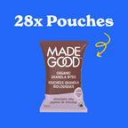 MadeGood Granola Bites Chocolate Chip and Strawberry Variety 28-Pack