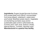 REALFRUIT Superfruits Gummy Candy - Made with Real Fruit, Vegan, Gluten & Peanut-Free Snack for Adults and Children, Proudly Canadian Company, Cranberry, Black Currant, Blueberry and Blackberry, 180g