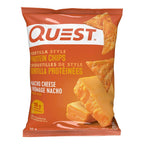 Quest Nutrition Chili Lime Flavour Tortilla Style Protein Chips, High Protein, Baked, Not Fried, Gluten Free, 1g Sugar, 4g Carbs, 8ct
