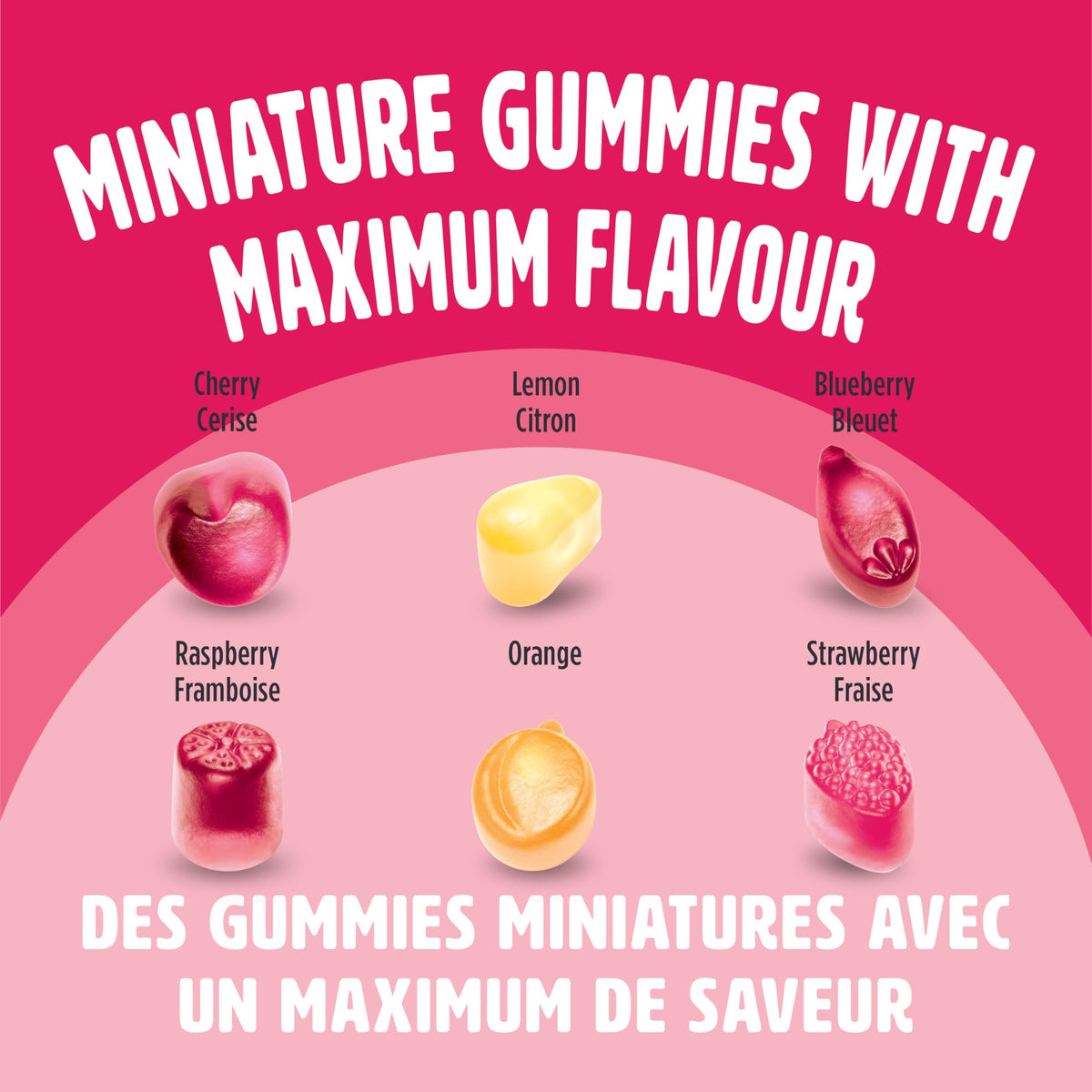 REALFRUIT Superfruits Gummy Candy - Made with Real Fruit, Vegan, Gluten & Peanut-Free Snack for Adults and Children, Proudly Canadian Company, Cranberry, Black Currant, Blueberry and Blackberry, 180g