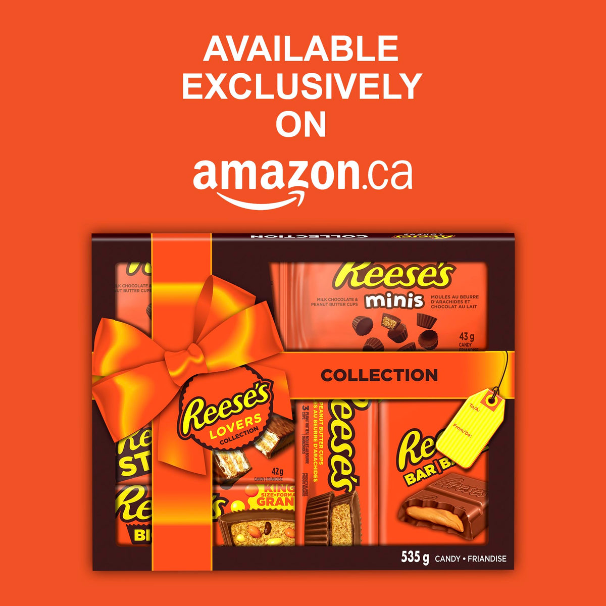 REESE'S Big Cup Assorted Variety Pack, 12 Bars, 948g