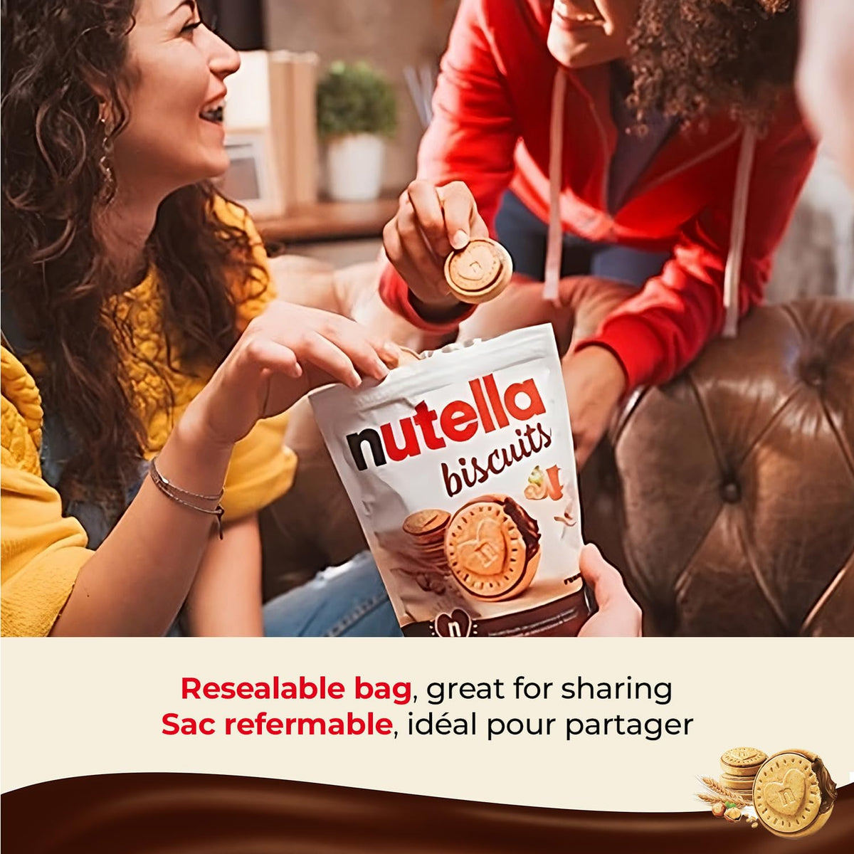 NUTELLA B-READY Wafer Snack Bars - Pack of 15 Bars - 330 g
