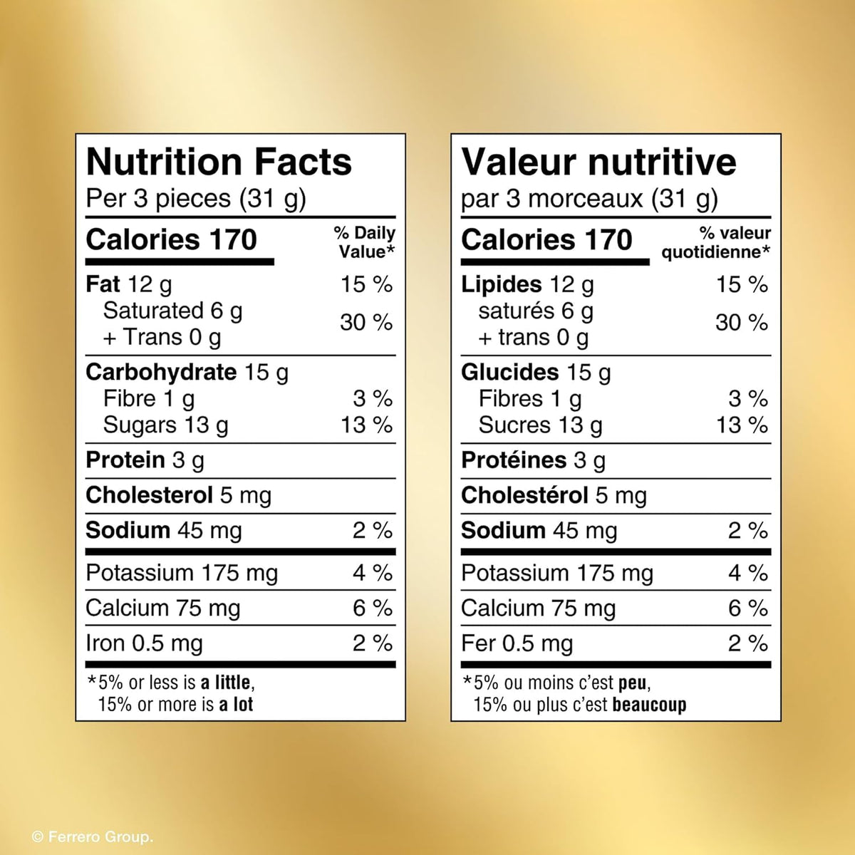 FERRERO ROCHER Assorted Hazelnut chocolate squares - 10-Piece Pack - 105 g