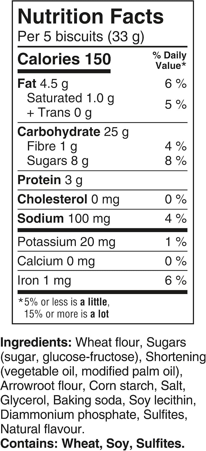 Christie Arrowroot Cookies, 350 g
