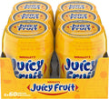 JUICY FRUIT, Fruit Flavoured Chewing Gum, 60 Pieces, 6 Bottles
