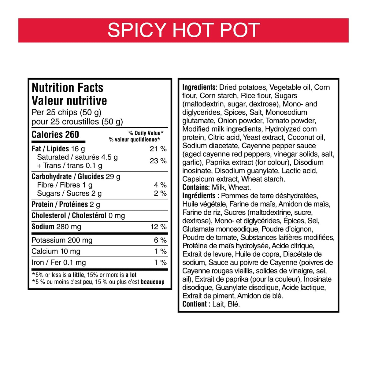 Pringles® Spicy Hot Pot Flavour Potato Chips 156g