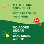 GoGo squeeZ Fruit Sauce Variety Pack, Apple, Strawberry, Peach, Banana, No Sugar Added. 90g per pouch, Pack of 20