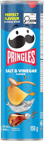 Pringles Salt and Vinegar Chips, 156 Grams