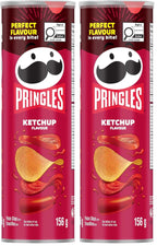 Pringles Salt and Vinegar Chips, 156 Grams