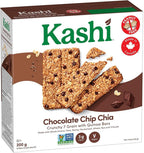 Kashi 7 Grain with Quinoa Crunchy Bars, Chocolate Chip Chia, 200g, 10 bars, 200 grams