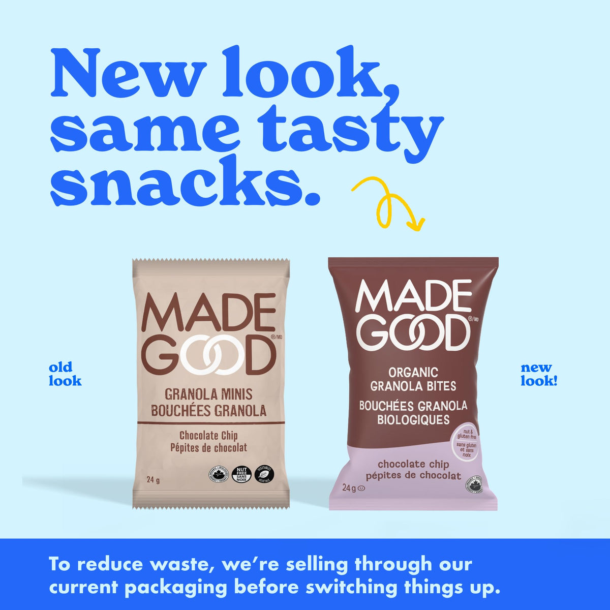 MadeGood Granola Bites Chocolate Chip and Strawberry Variety 28-Pack