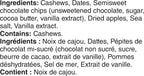 LÄRABAR Chocolate Chip, Fruit and Nut Energy Bar, Pack of 16 Bars, Gluten Free, Vegan, Family Pack, Snack Bars, 720 Grams Package