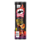 Pringles® Hot Ones Los Calientes Barbacoa Flavour Potato Chips 156g