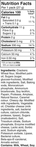 Ritz Handi Snacks, Crackers, Individually Wrapped, 27 g (Pack of 10)