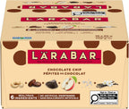LÄRABAR Chocolate Chip, Fruit and Nut Energy Bar, Pack of 16 Bars, Gluten Free, Vegan, Family Pack, Snack Bars, 720 Grams Package