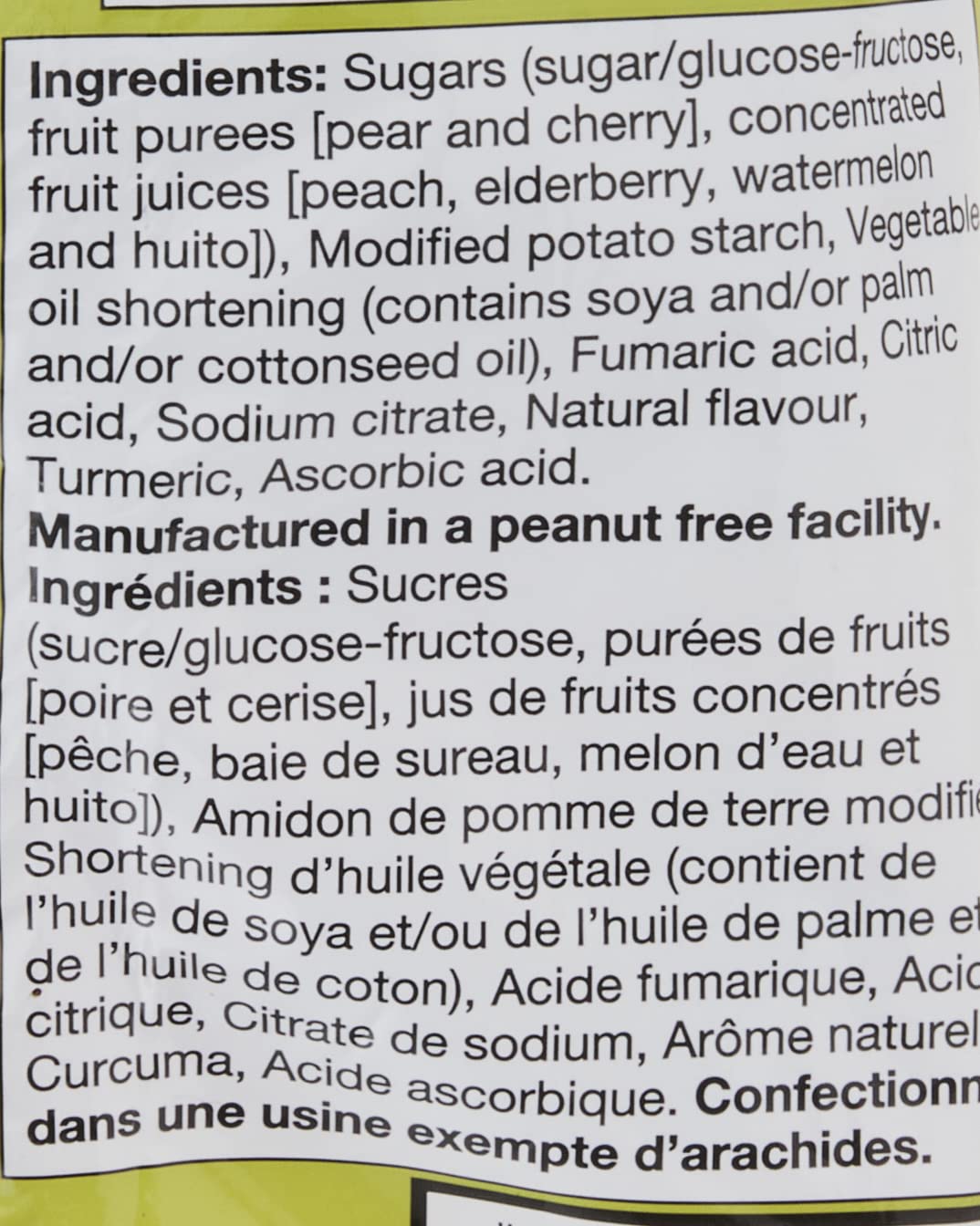 REALFRUIT Superfruits Gummy Candy - Made with Real Fruit, Vegan, Gluten & Peanut-Free Snack for Adults and Children, Proudly Canadian Company, Cranberry, Black Currant, Blueberry and Blackberry, 180g