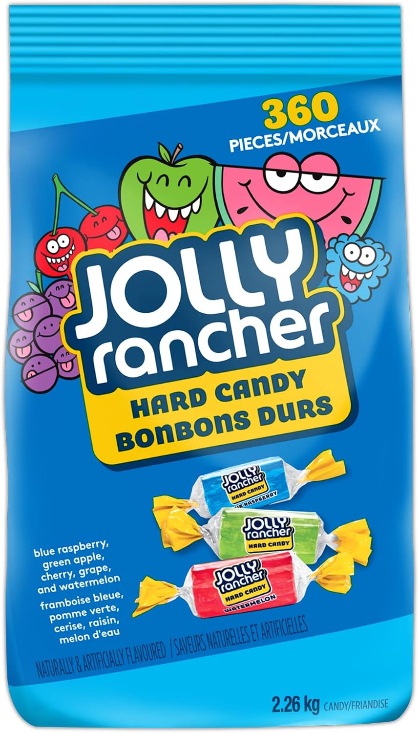 JOLLY RANCHER Fruity Hard Candy Variety Pack, Bulk Bag, 360 Count, 2.26 kg