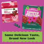 Simply Protein Best Sellers Variety Pack Protein Bars, Gluten Free, Vegan, High Protein Snacks, 15 Count