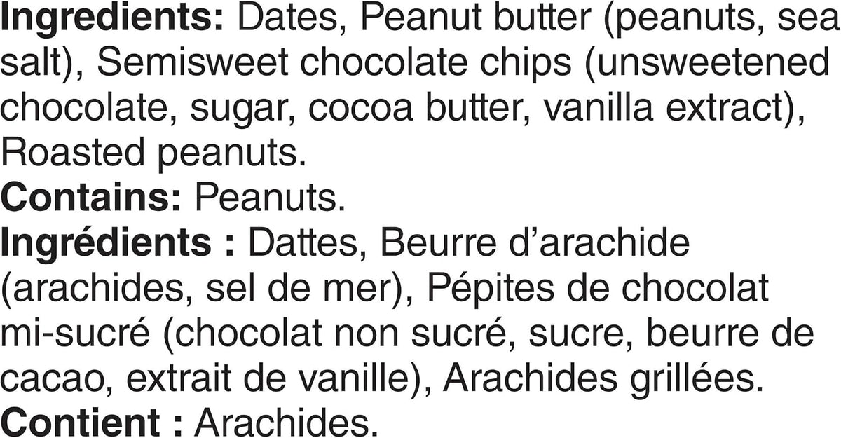 LÄRABAR Peanut Butter Chocolate Chip, Fruit and Nut Energy Bar, Pack of 16 Bars, Gluten Free, Vegan, Family Pack, Snack Bars