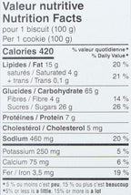 Big Daddy Cookies Chocolate Chunks Gourmet Cookies - 8 Count, 800g
