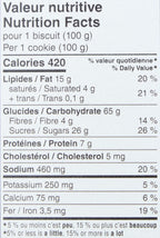 Big Daddy Cookies Chocolate Chunks Gourmet Cookies - 8 Count, 800g