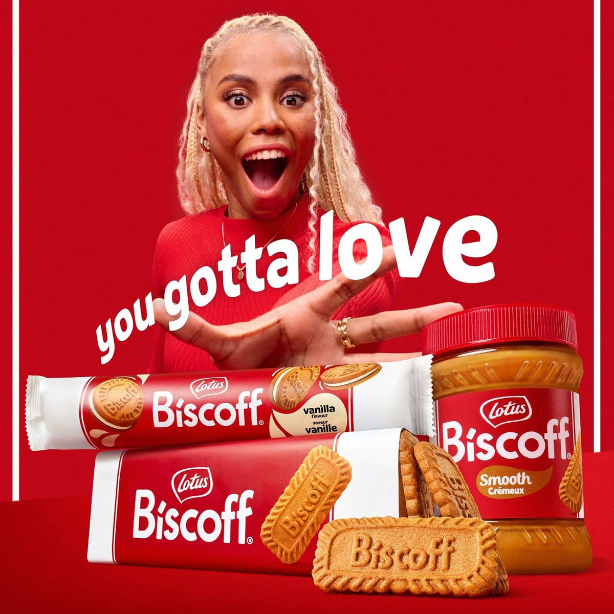 Lotus Biscoff XL Caramelized Cookies | Vegan | 10 XL Twin packs | 250g