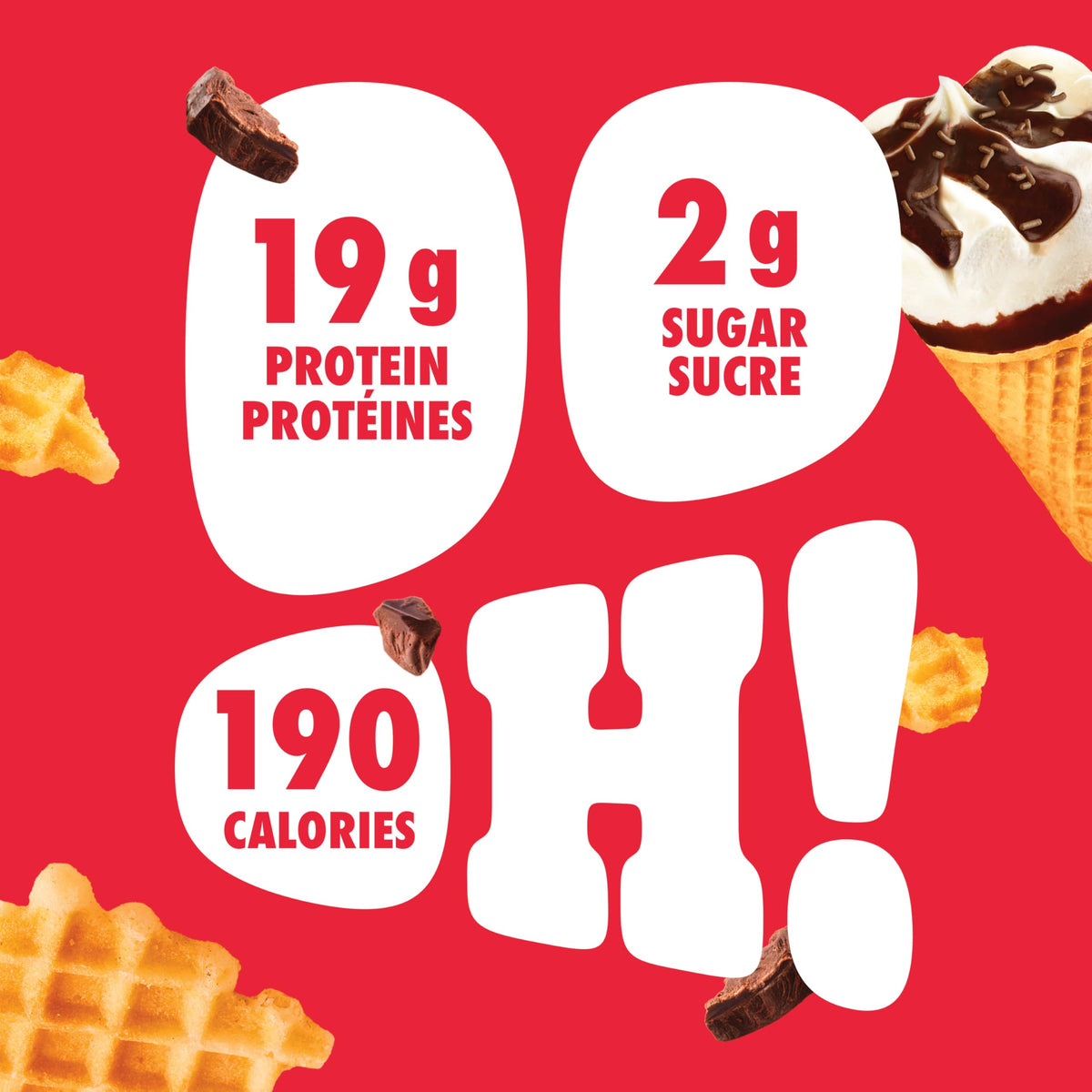 Pure Protein Bars - Nutritious, Gluten Free bar, made with Whey protein blend - low sugar, protein snack. Deliciously satisfying. Made in Canada, Chocolate Peanut Caramel (Pack of 6)