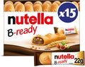 NUTELLA B-READY Wafer Snack Bars - Pack of 15 Bars - 330 g