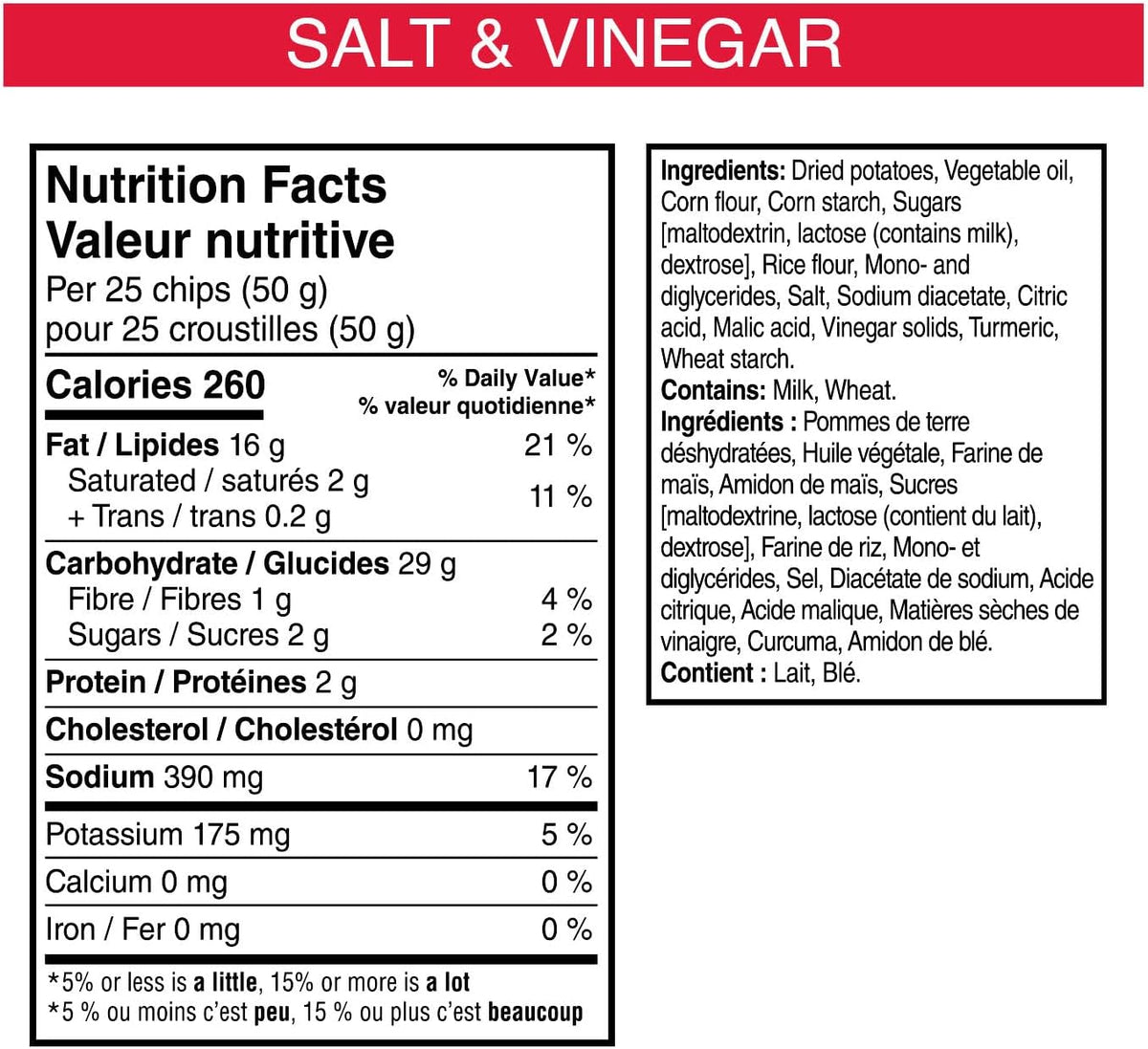 Pringles Salt and Vinegar Chips, 156 Grams