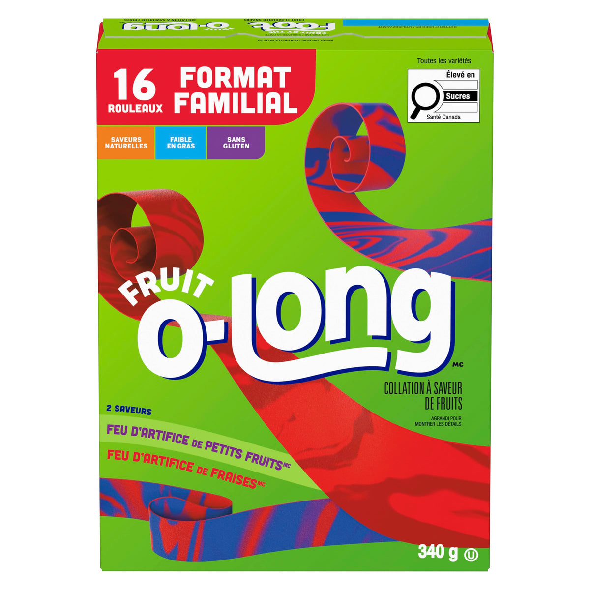 BETTY CROCKER FRUIT BY THE FOOT - VALUE PACK SIZE - Strawberry, Blue Raspberry, Berry Tie-Dye Fruit Flavoured Snacks, Pack of 30 Rolls, 637 Grams Package of Fruit Flavoured Snacks