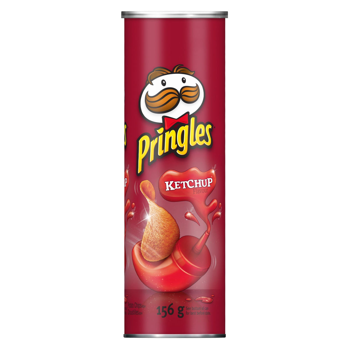 Pringles Salt and Vinegar Chips, 156 Grams
