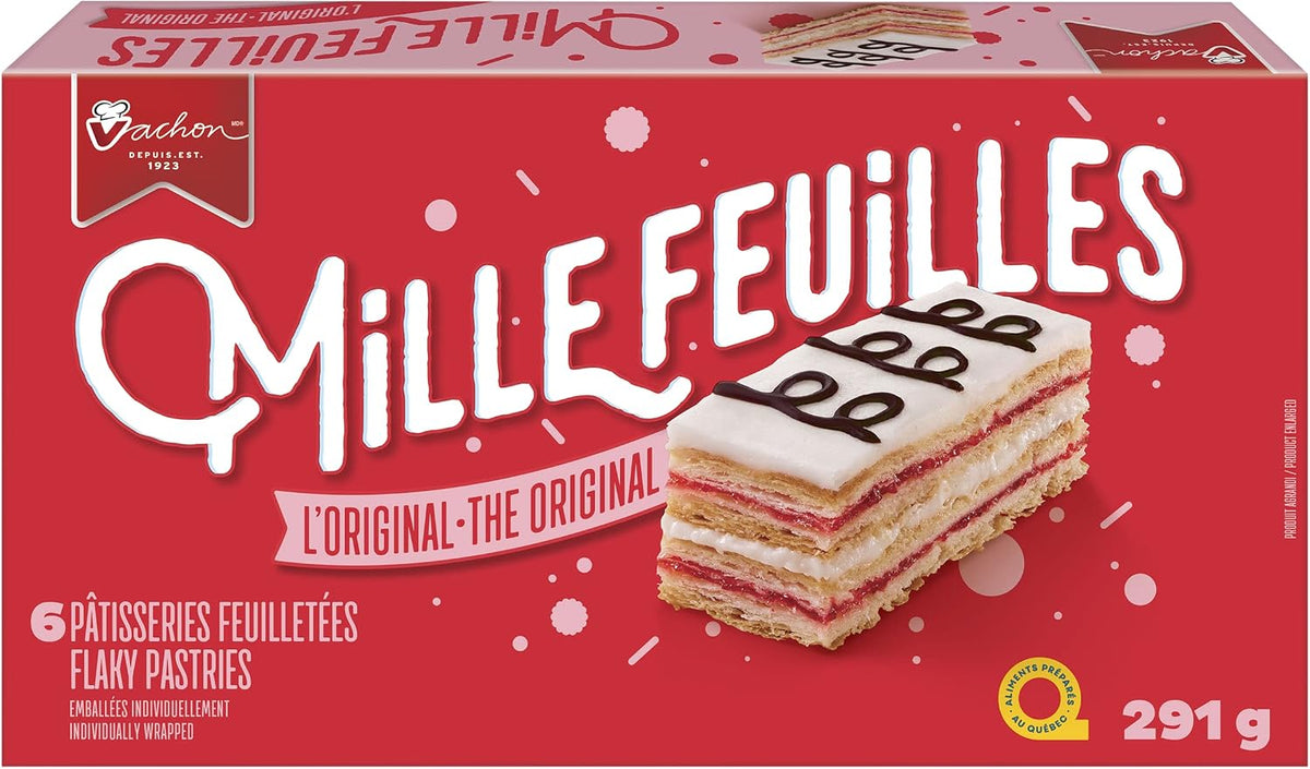 Vachon Mille Feuilles Original Flaky Pastries - 6-Pack, 291g