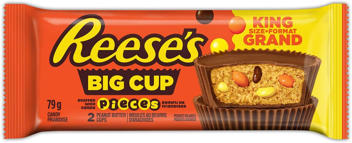 REESE'S Big Cup Assorted Variety Pack, 12 Bars, 948g