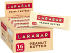 LÄRABAR Peanut Butter, Fruit and Nut Energy Bar, Pack of 16 Bars, Gluten Free, Vegan, Family Pack, Snack Bars