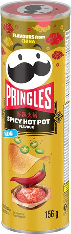Pringles® Spicy Hot Pot Flavour Potato Chips 156g