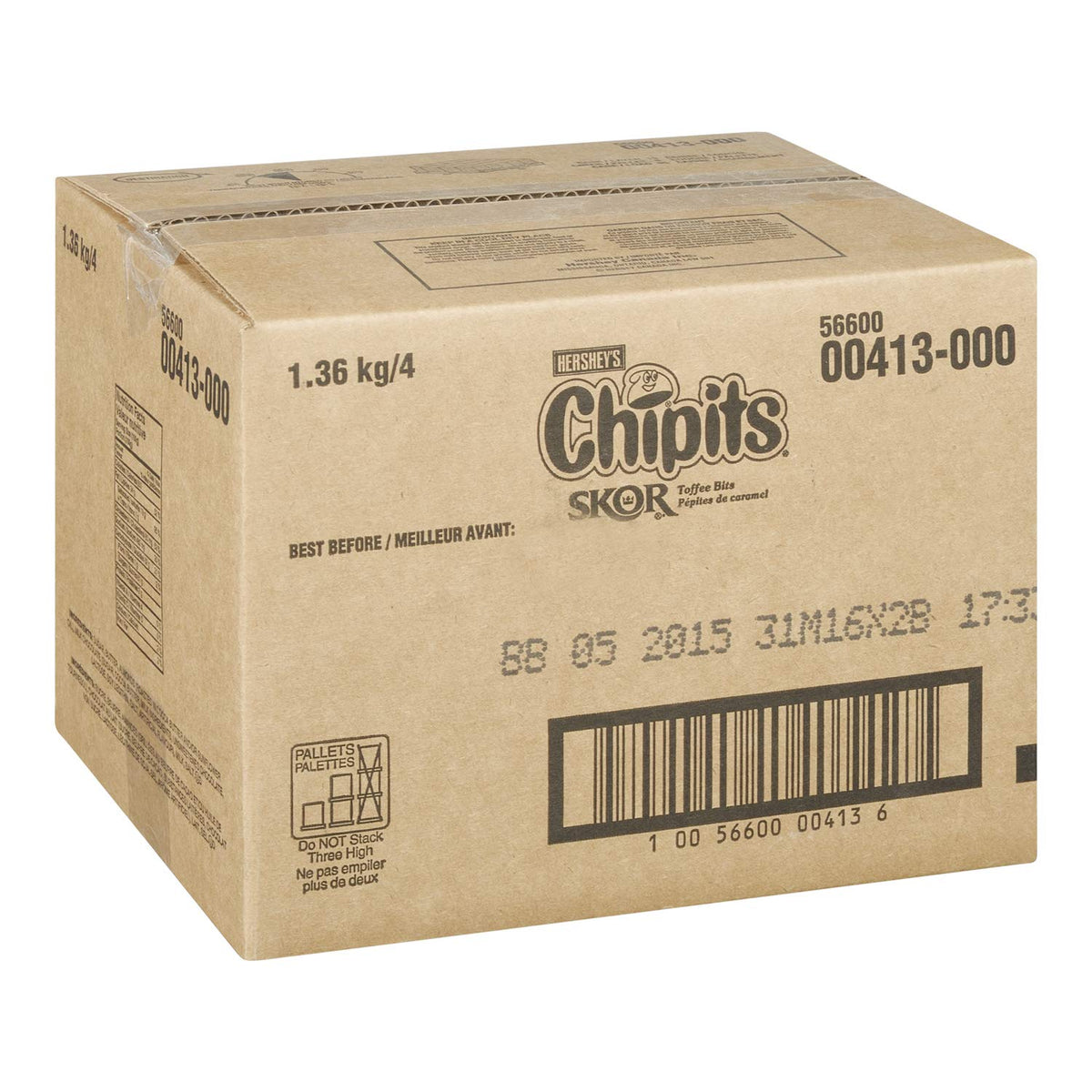 CHIPITS Chocolate Chips for Baking, Baking Ingredients, Baking Chocolate, Milk Chocolate, 835 grams