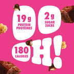 Pure Protein Bars - Nutritious, Gluten Free bar, made with Whey protein blend - low sugar, protein snack. Deliciously satisfying. Made in Canada, Chocolate Peanut Caramel (Pack of 6)