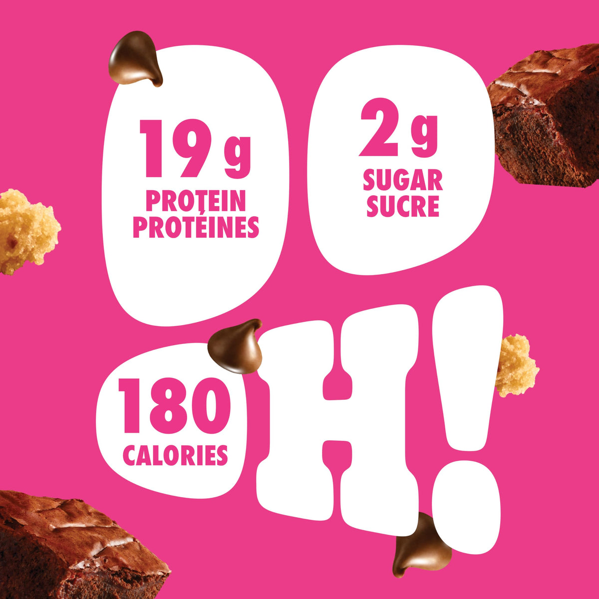 Pure Protein Bars - Nutritious, Gluten Free bar, made with Whey protein blend - low sugar, protein snack. Deliciously satisfying. Made in Canada, Chocolate Peanut Caramel (Pack of 6)