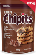 CHIPITS Chocolate Chips for Baking, Baking Ingredients, Baking Chocolate, Milk Chocolate, 835 grams